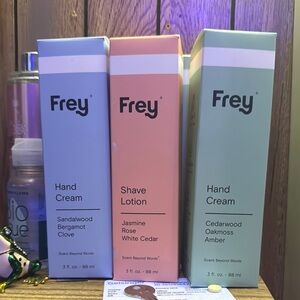 Frey Skincare Set with Assorted Scents lot of 15 5 of each one